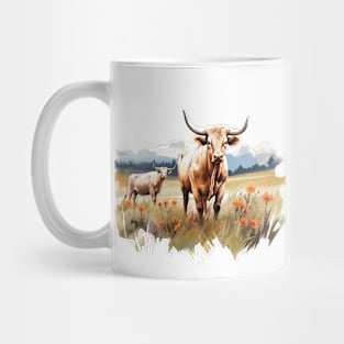 Farm Cow Art Mug